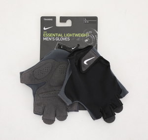 Nike Men's Essentıal Fıtness Gloves S Black-Anthracıte-Whıte Erkek Ağırlık Eldiveni Siyah 0