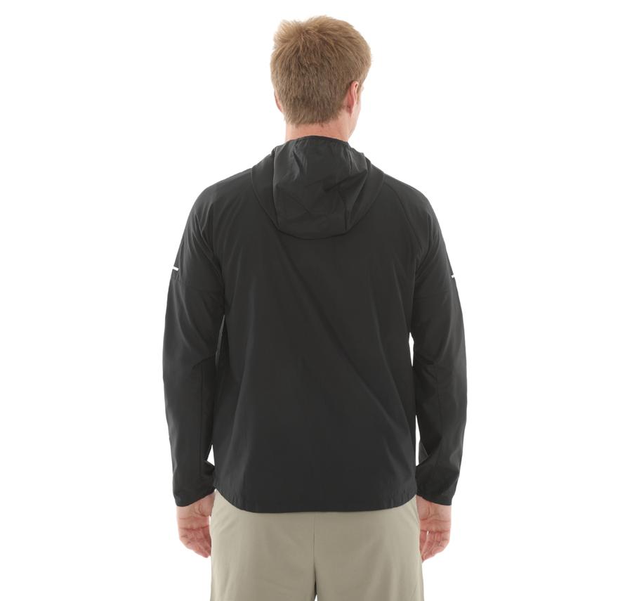 Nike Miler Erkek Yağmurluk-Rüzgarlık Siyah Nike Miler Erkek Yağmurluk-Rüzgarlık Siyah