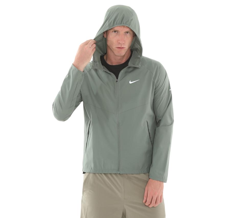 Nike Miler Erkek Yağmurluk-Rüzgarlık Yeşil Nike Miler Erkek Yağmurluk-Rüzgarlık Yeşil