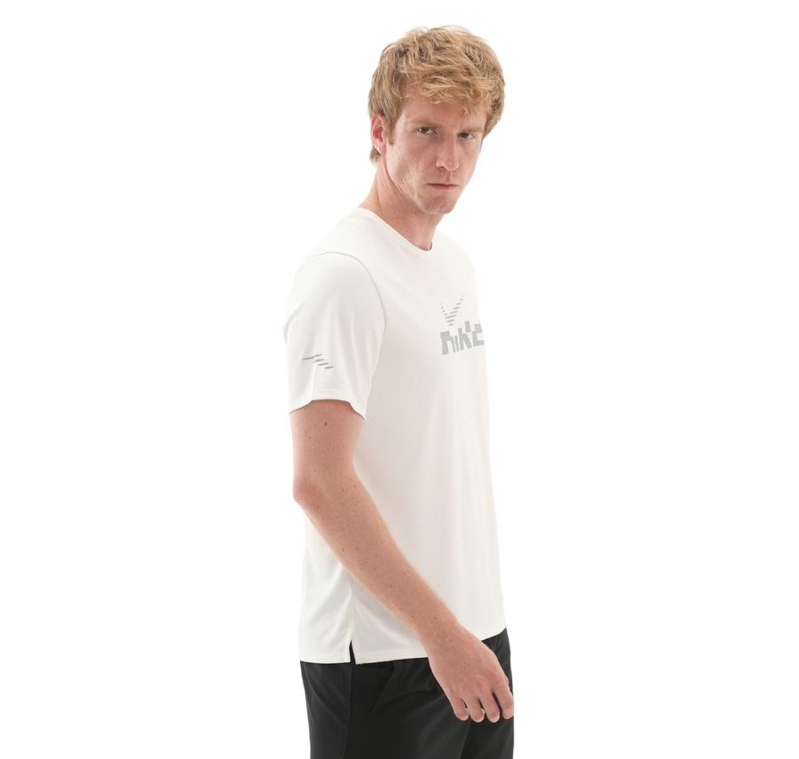 Nike Miler Flash Erkek T-Shirt Beyaz Nike Miler Flash Erkek T-Shirt Beyaz