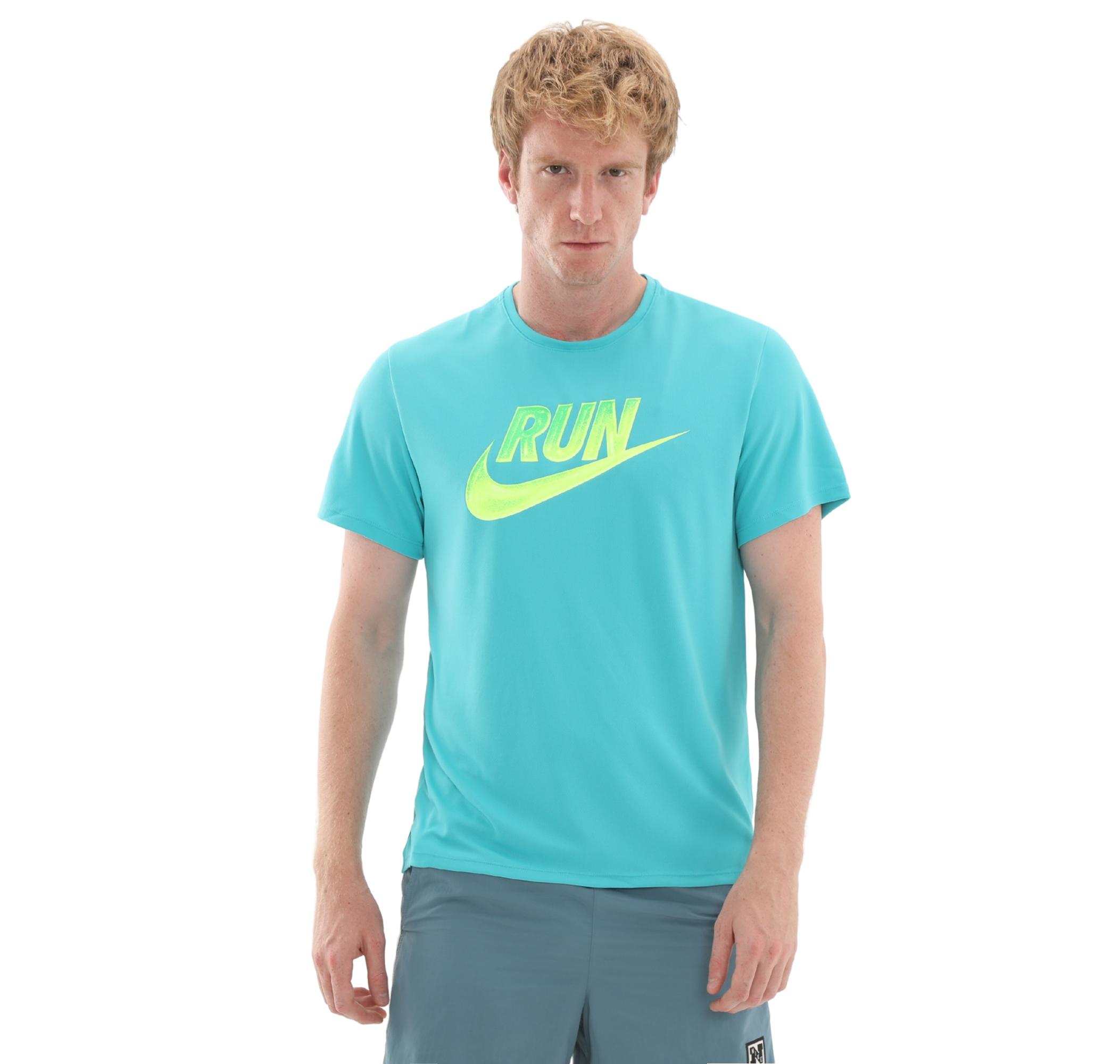Мужская футболка Nike Miler Run Energy Turkuaz для бега
