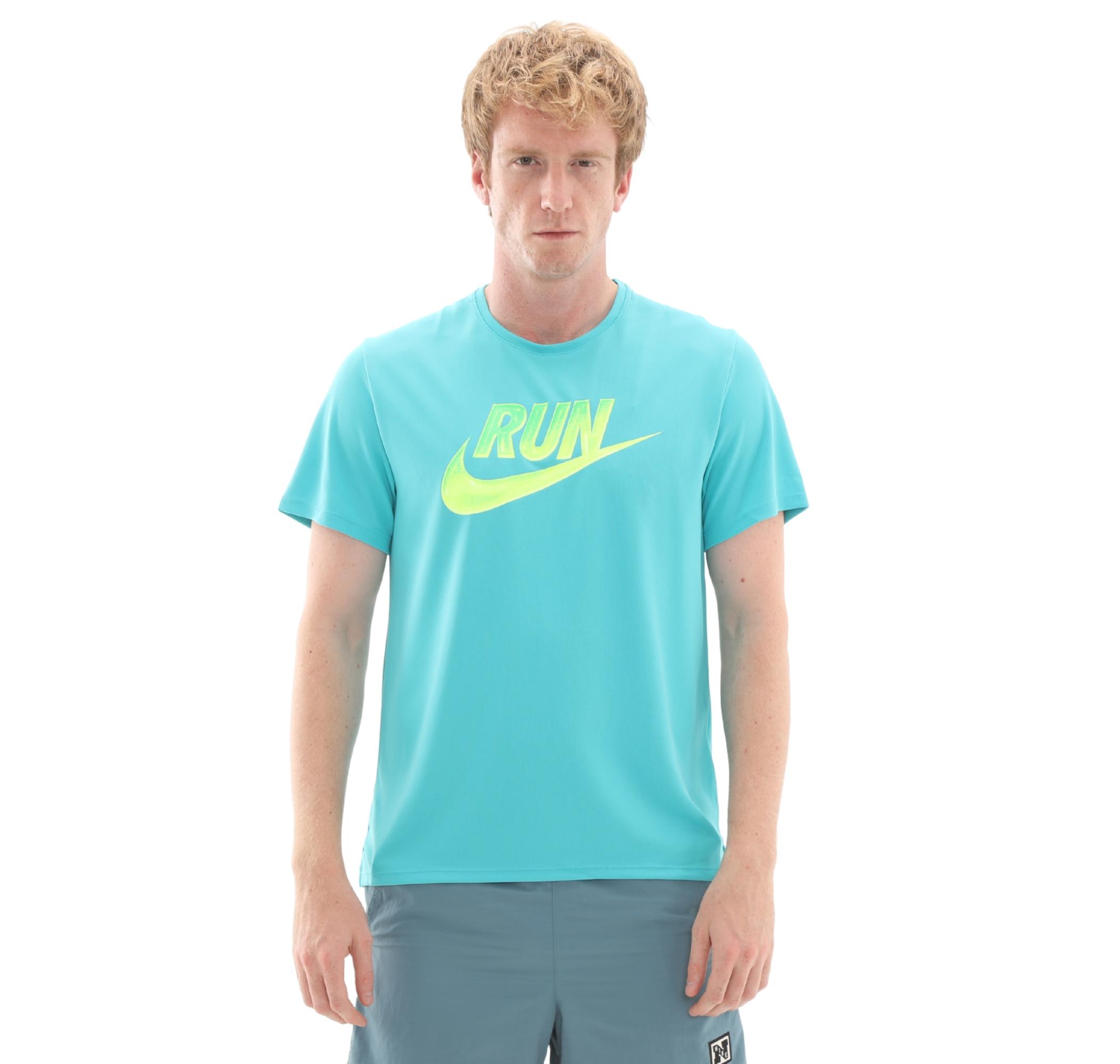 Мужская футболка Nike Miler Run Energy Turkuaz для бега