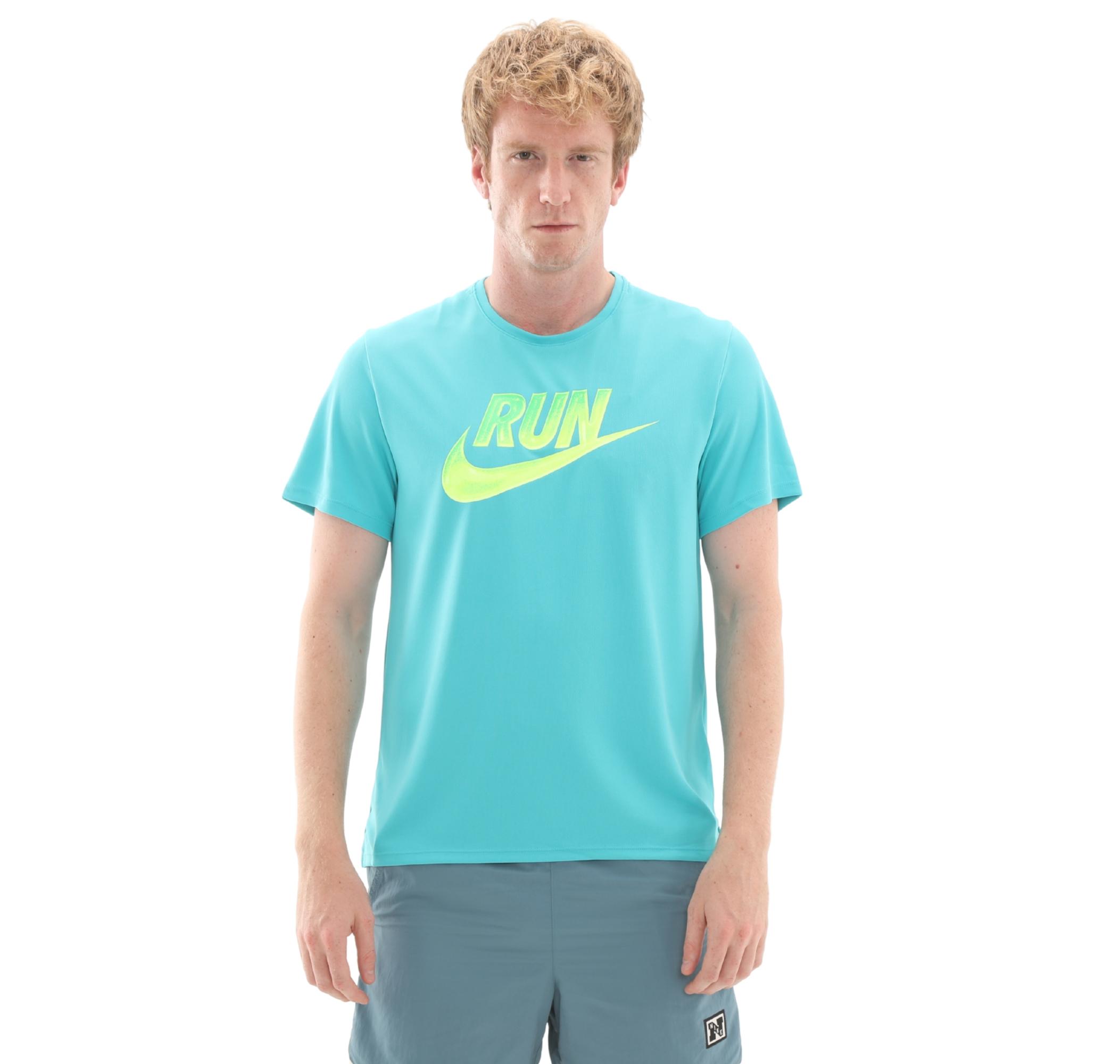 Мужская футболка Nike Miler Run Energy Turkuaz для бега