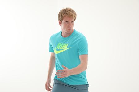 Nike Miler Run Energy Erkek T-Shirt Turkuaz