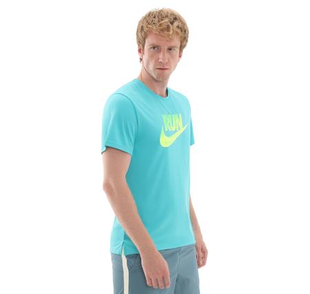 Nike Miler Run Energy Erkek T-Shirt Turkuaz Nike Miler Run Energy Erkek T-Shirt Turkuaz