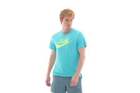 Nike Miler Run Energy Erkek T-Shirt Turkuaz