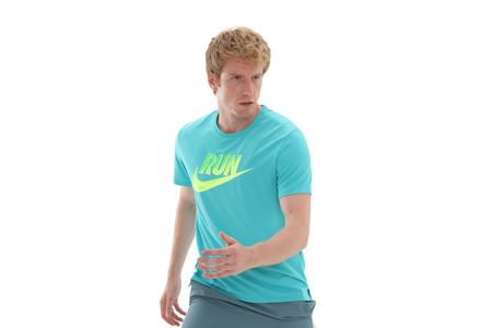 Nike Miler Run Energy Erkek T-Shirt Turkuaz