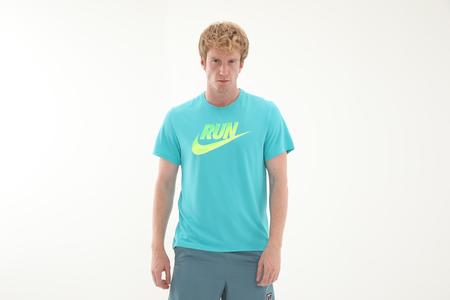 Nike Miler Run Energy Erkek T-Shirt Turkuaz