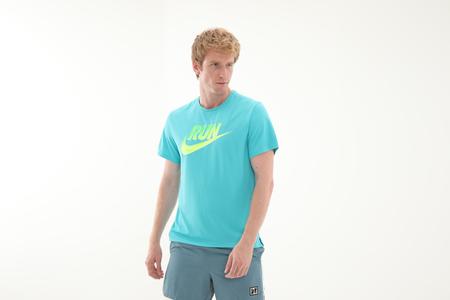 Nike Miler Run Energy Erkek T-Shirt Turkuaz