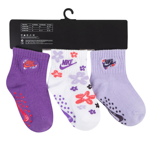Nike Nhg Gırls 3Pk Grıpper Çorap Mor