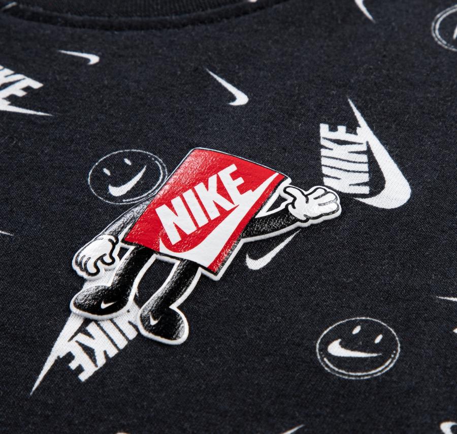 Nike Nkb Aop Boxyb Ss Tee Çocuk T-Shirt Siyah Nike Nkb Aop Boxyb Ss Tee Çocuk T-Shirt Siyah