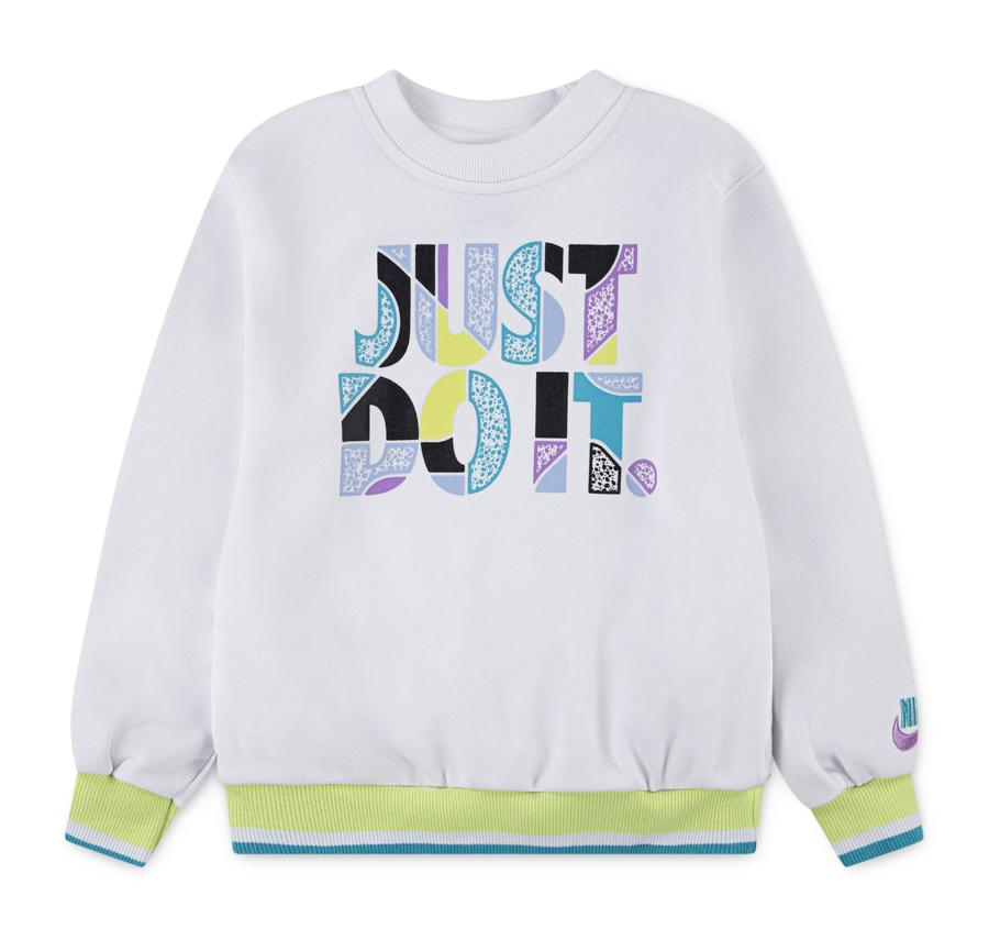 Nike Nkb B Nsw Outsıde T Lınes Ft Crew Çocuk Sweatshirt Beyaz Nike Nkb B Nsw Outsıde T Lınes Ft Crew Çocuk Sweatshirt Beyaz