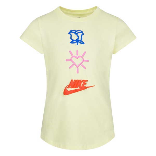 Nike Nkg Love Icon Stack Tee Çocuk T-Shirt Sarı