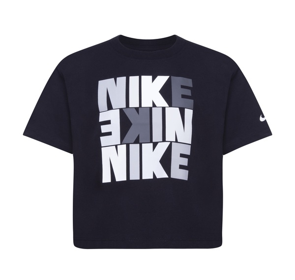 Nike Nkg Snackpack Boxy Tee Çocuk T-Shirt Siyah