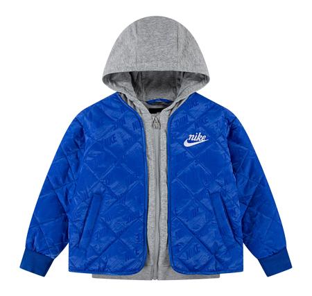 Nike Nkn Fleece Hooded Quılt Jacket Çocuk Ceket