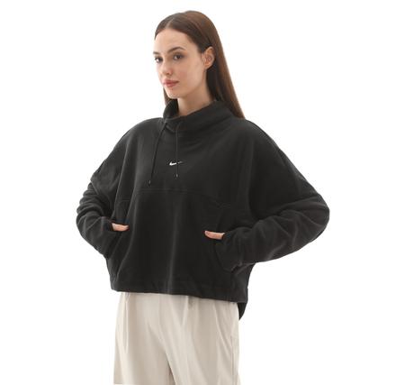 Nike One Kadın Sweatshirt Siyah