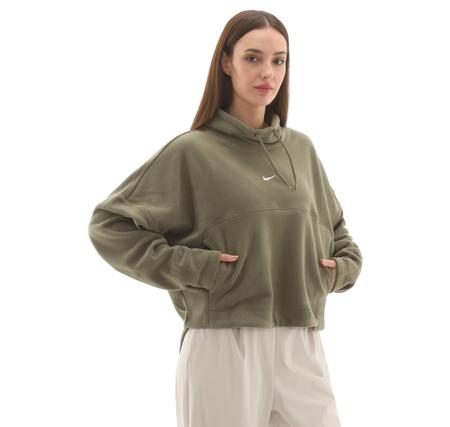 Nike One Kadın Sweatshirt Yeşil Nike One Kadın Sweatshirt Yeşil