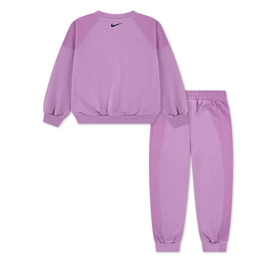 Nike Performans Nkn E1D1 Gfx Ft Crew Set Çocuk Eşofman Takımı Pembe Nike Performans Nkn E1D1 Gfx Ft Crew Set Çocuk Eşofman Takımı Pembe