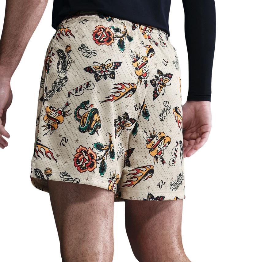 Nike Practice Mesh Erkek Basketbol Şortu Krem Nike Practice Mesh Erkek Basketbol Şortu Krem