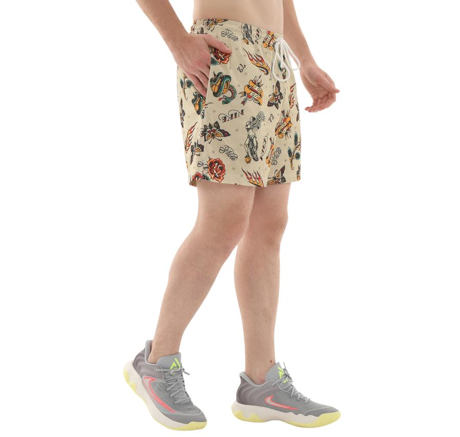 Nike Practice Mesh Erkek Şort Ve Kapri Krem Nike Practice Mesh Erkek Şort Ve Kapri Krem