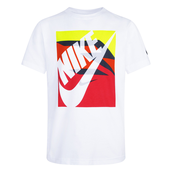 Nike Rwb Gradıent Box Logo Tee Çocuk T-Shirt Beyaz