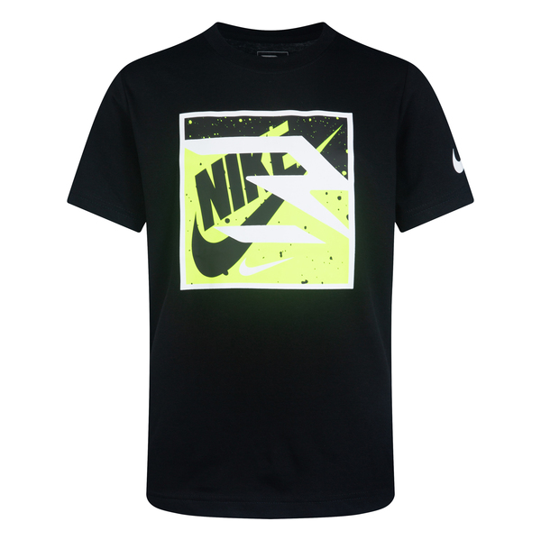 Nike Rwb Nıke X Futura Box Logo Tee Çocuk T-Shirt Siyah