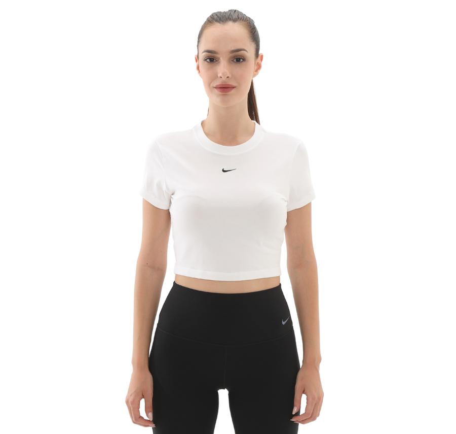 Nike Sportswear Chill Knit Kadın T-Shirt Beyaz Nike Sportswear Chill Knit Kadın T-Shirt Beyaz