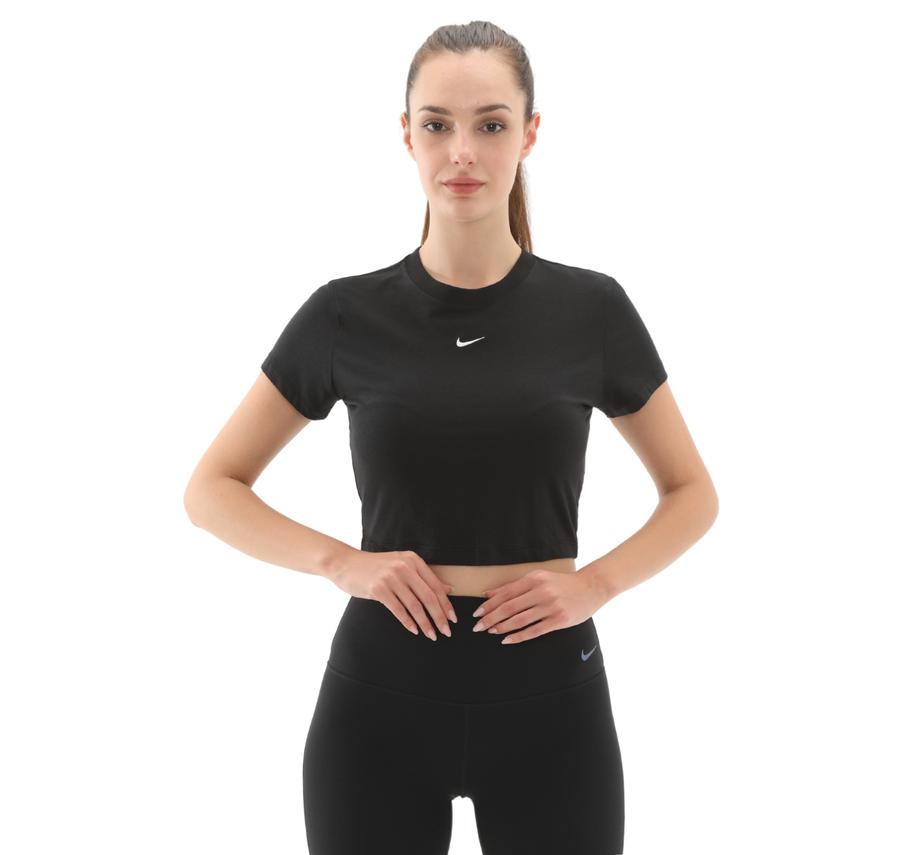 Nike Sportswear Chill Knit Kadın T-Shirt Siyah Nike Sportswear Chill Knit Kadın T-Shirt Siyah