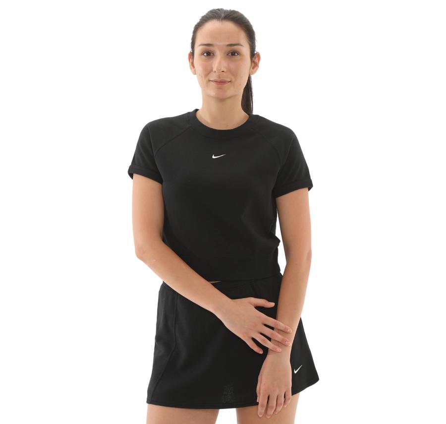 Nike Sportswear Chill Terry Kadın T-Shirt Siyah Nike Sportswear Chill Terry Kadın T-Shirt Siyah