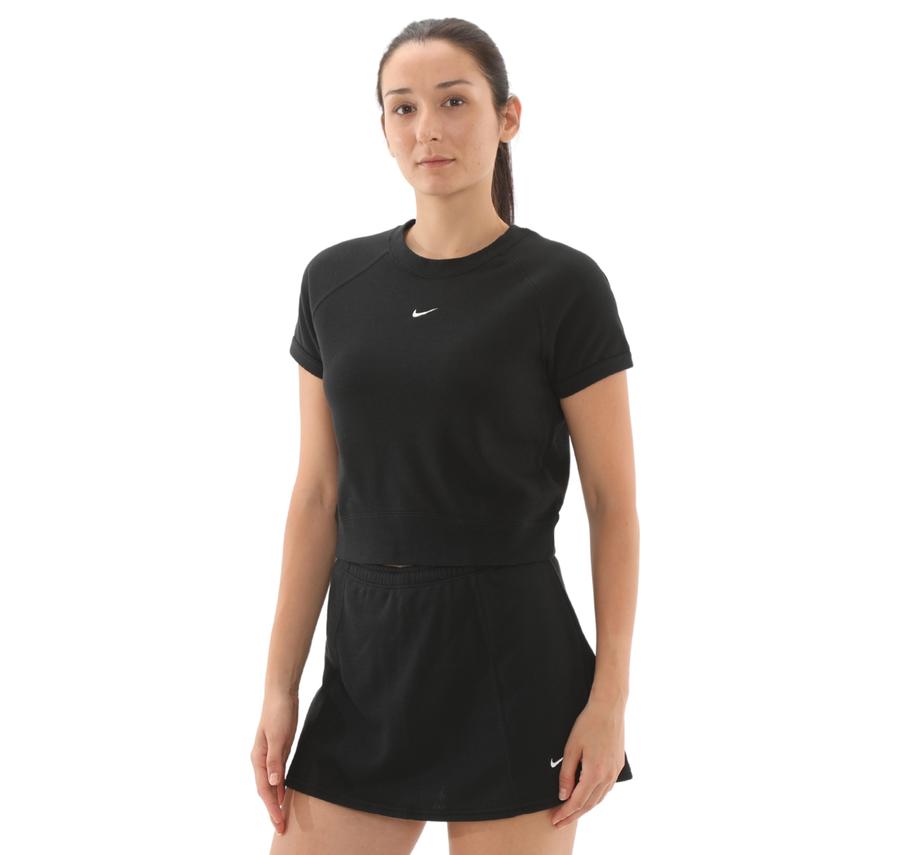 Nike Sportswear Chill Terry Kadın T-Shirt Siyah Nike Sportswear Chill Terry Kadın T-Shirt Siyah