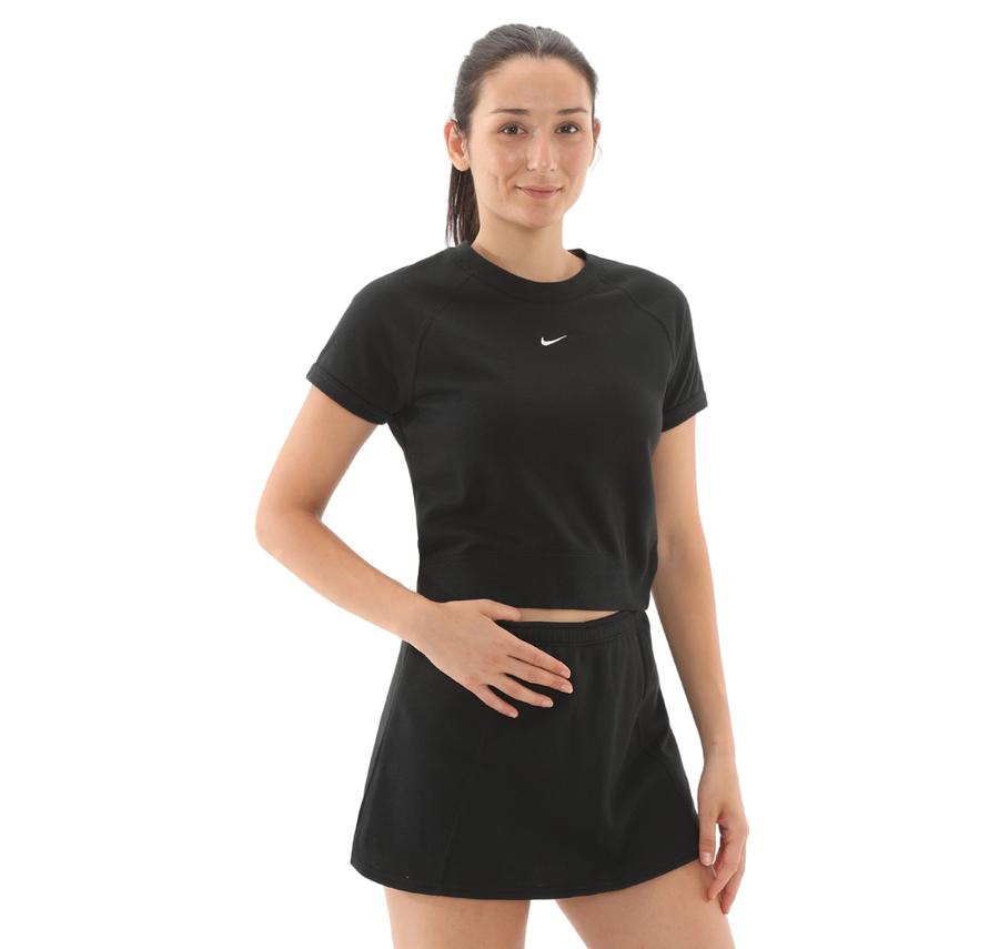Nike Sportswear Chill Terry Kadın T-Shirt Siyah Nike Sportswear Chill Terry Kadın T-Shirt Siyah