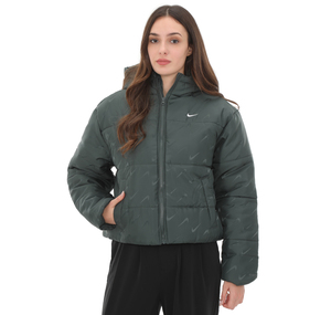 Nike Sportswear Classic Kadın Mont Yeşil