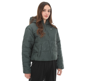 Nike Sportswear Classic Kadın Mont Yeşil