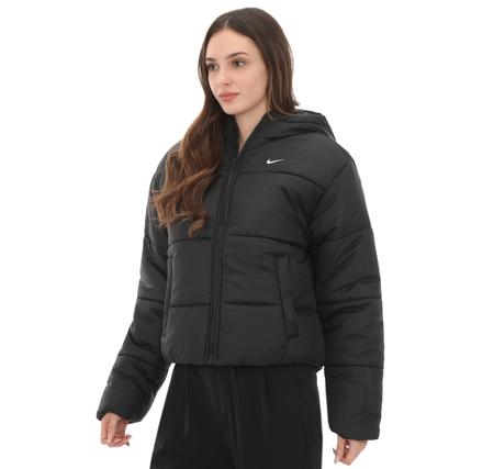 Nike Sportswear Classic Puffer Kadın Mont Siyah