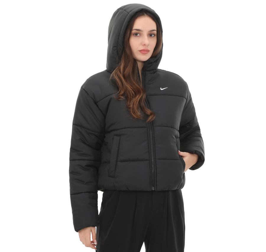 Nike Sportswear Classic Puffer Kadın Mont Siyah Nike Sportswear Classic Puffer Kadın Mont Siyah
