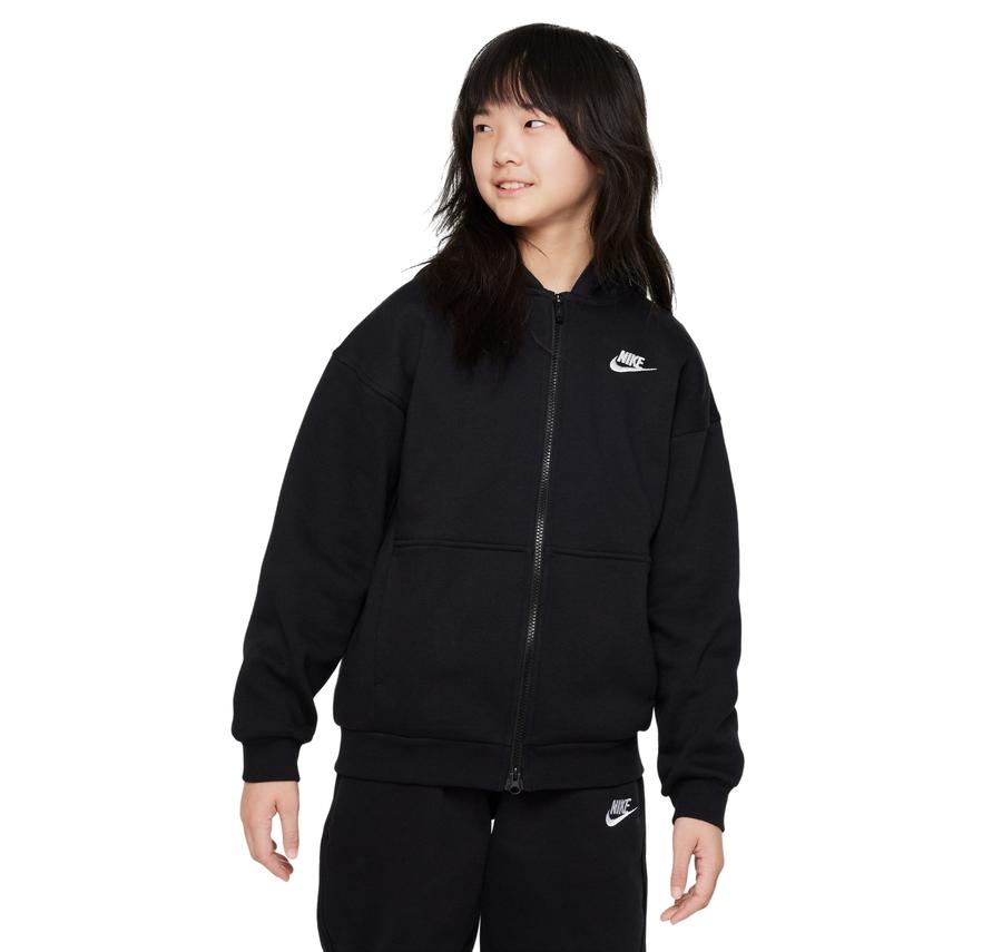 Nike Sportswear Club Fleece Çocuk Ceket Siyah Nike Sportswear Club Fleece Çocuk Ceket Siyah