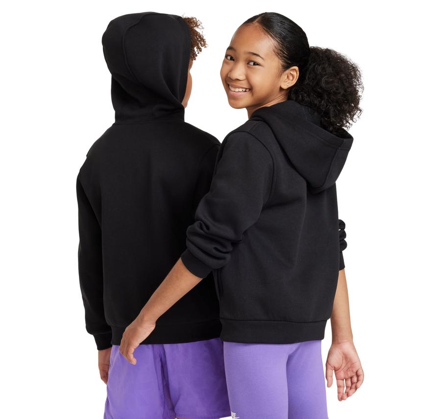 Nike Sportswear Club Fleece Çocuk Ceket Siyah Nike Sportswear Club Fleece Çocuk Ceket Siyah