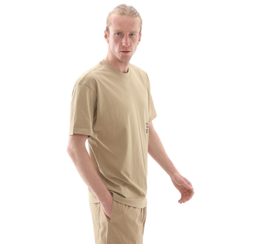 Nike Sportswear Erkek T-Shirt Krem Nike Sportswear Erkek T-Shirt Krem