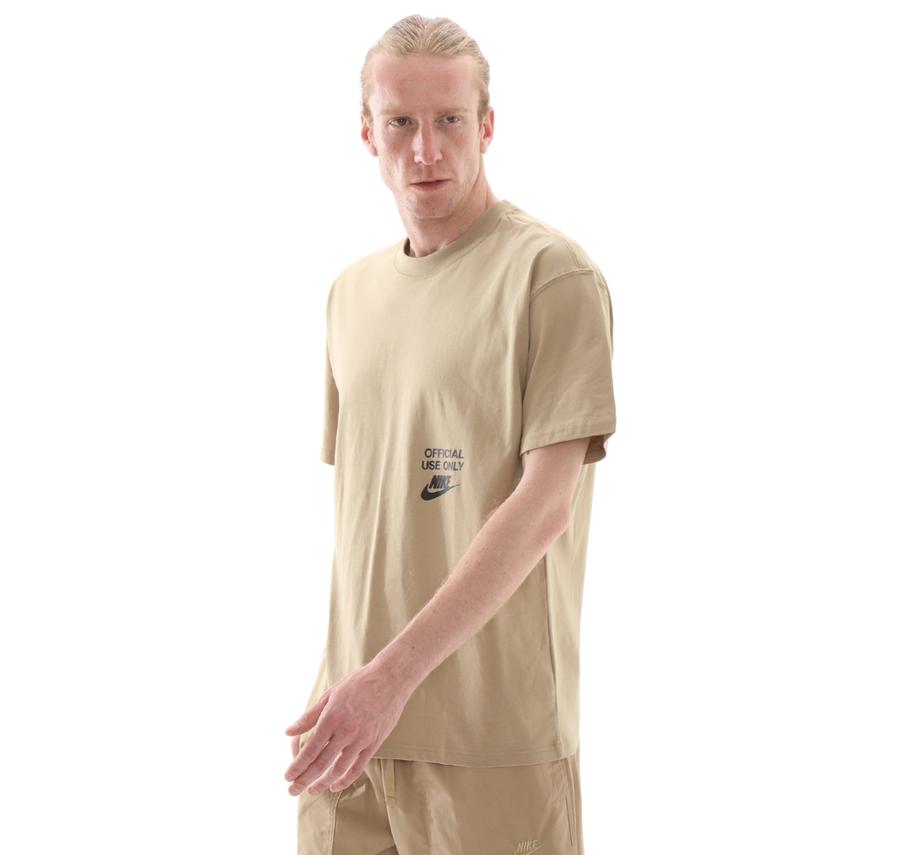 Nike Sportswear Erkek T-Shirt Krem Nike Sportswear Erkek T-Shirt Krem