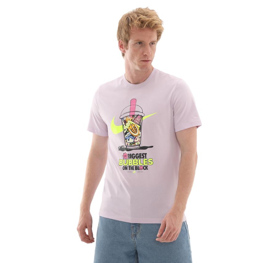 Nike Sportswear Erkek T-Shirt Pembe Nike Sportswear Erkek T-Shirt Pembe