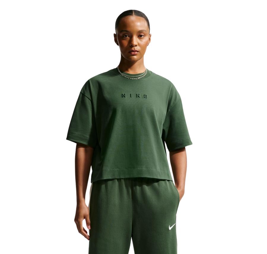 Nike Sportswear Kadın T-Shirt Yeşil Nike Sportswear Kadın T-Shirt Yeşil