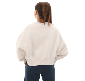 Nike Sportswear Phoenix Fleece Kadın Sweatshirt Krem