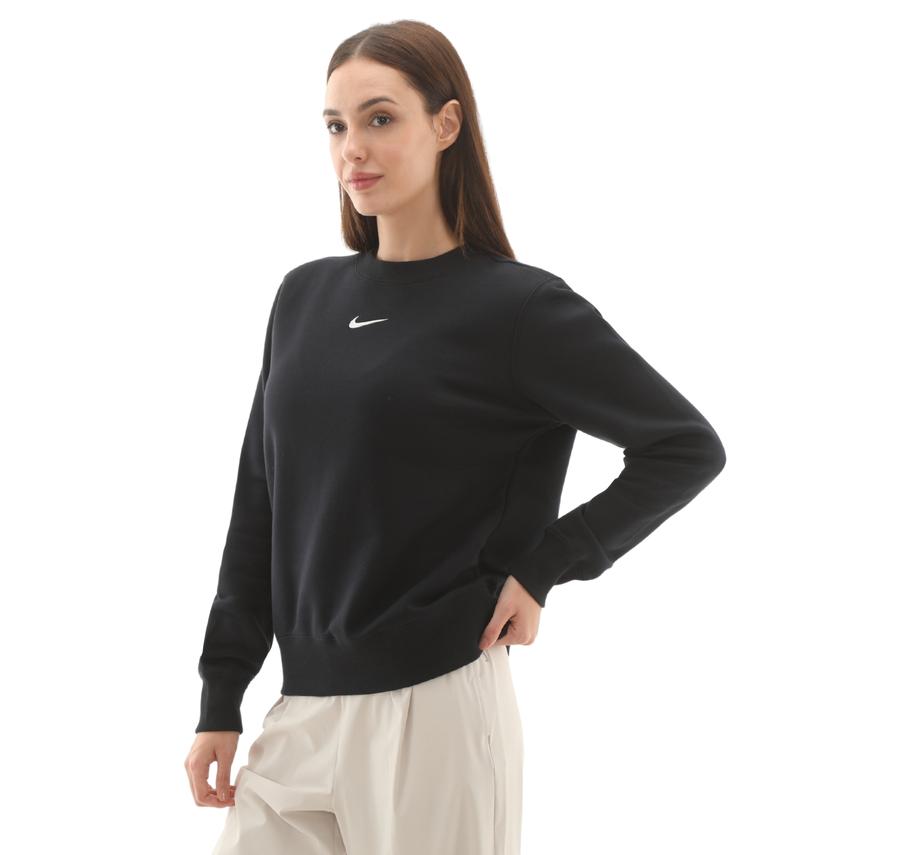 Nike Sportswear Phoenix Fleece Kadın Sweatshirt Siyah Nike Sportswear Phoenix Fleece Kadın Sweatshirt Siyah
