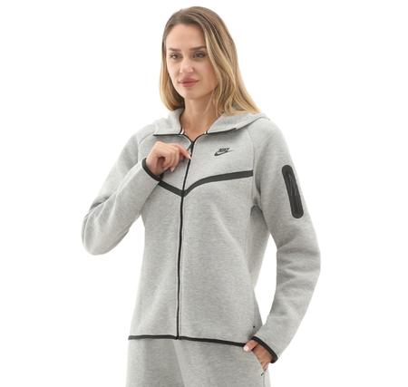 Nike Sportswear Tech Fleece Windrunner Kadın Ceket Gri