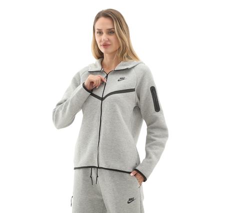 Nike Sportswear Tech Fleece Windrunner Kadın Ceket Gri