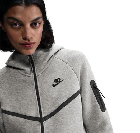 Nike Sportswear Tech Fleece Windrunner Kadın Ceket Gri