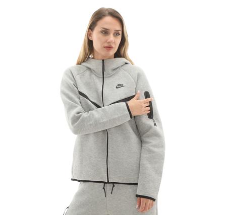 Nike Sportswear Tech Fleece Windrunner Kadın Ceket Gri