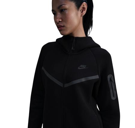 Nike Sportswear Tech Fleece Windrunner Kadın Ceket Siyah