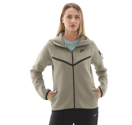 Nike Sportswear Tech Fleece Windrunner Kadın Ceket Yeşil