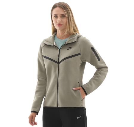 Nike Sportswear Tech Fleece Windrunner Kadın Ceket Yeşil
